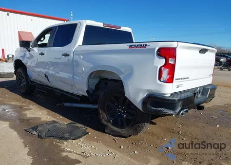 2021 Chevrolet Silverado 1500 4Wd Short Bed Custom Trail Boss from USA, damaged, VIN 1GCPYCEF7MZ232182